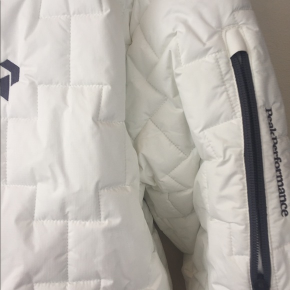 White Peak Performance Coat - Picture 2 of 5